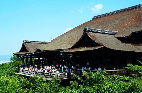 著名的「清水舞台」