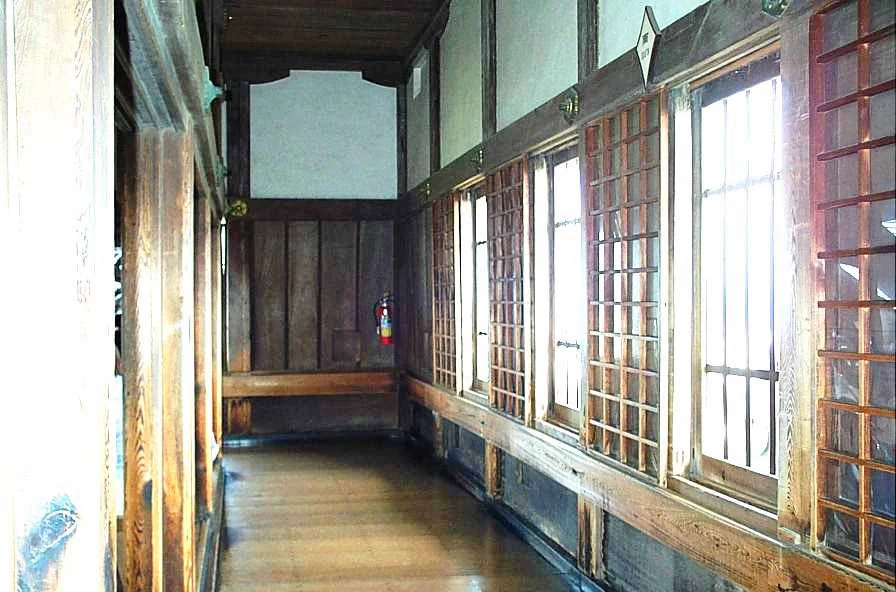 姬路城天守閣最上層內部。