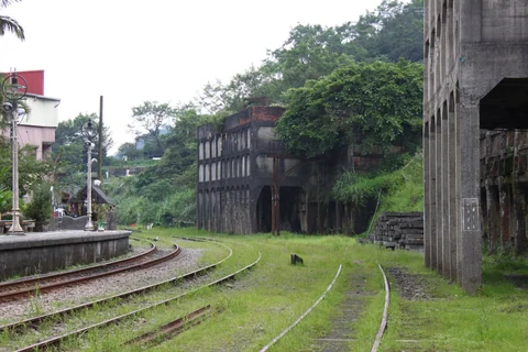 菁桐車站附近景色