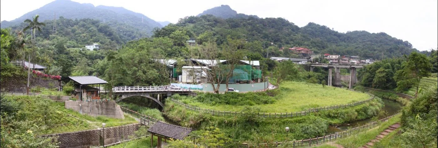 圍欄中的太子賓館全景