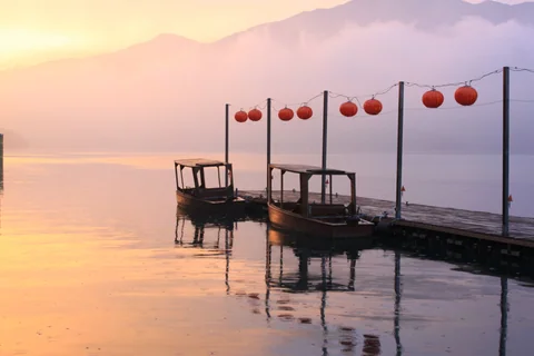 日月潭二日遊沿途拍下的湖區景色