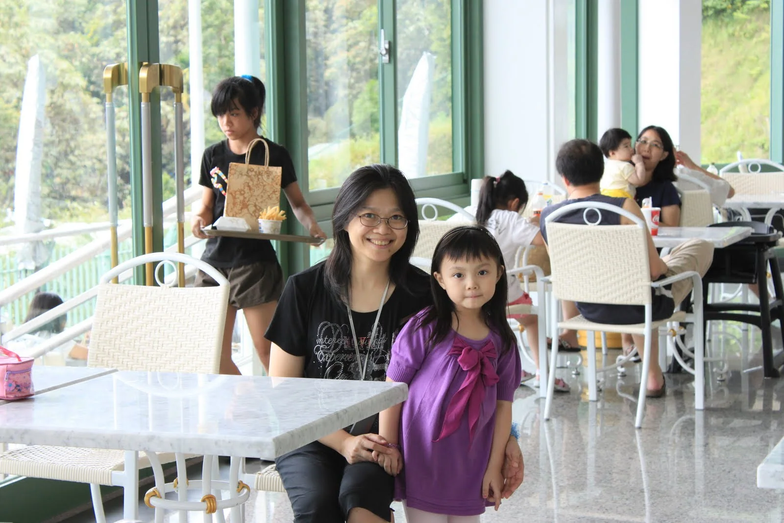 遊客中心午餐與用餐景象