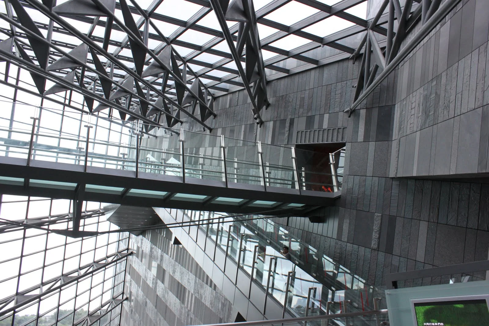 蘭陽博物館頂層展覽空間