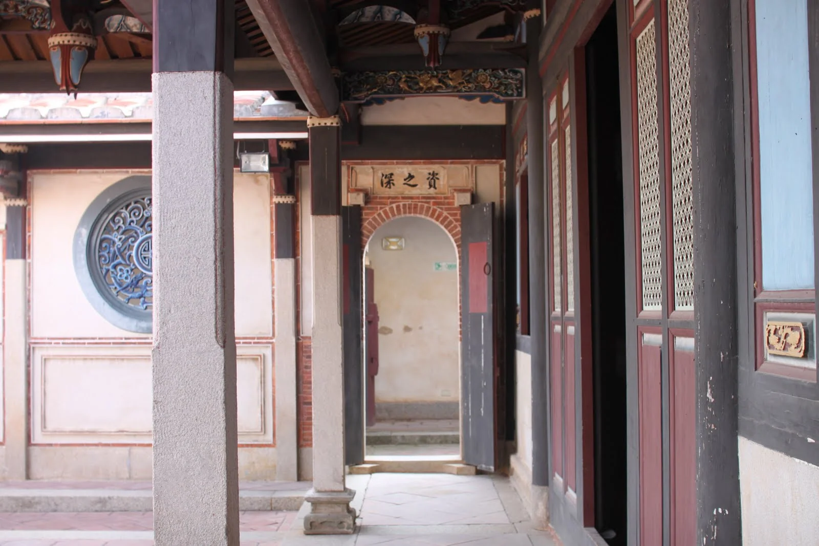 瓊林聚落內的傳統建築與巷道