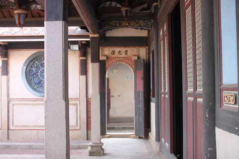 瓊林聚落內的傳統建築與巷道