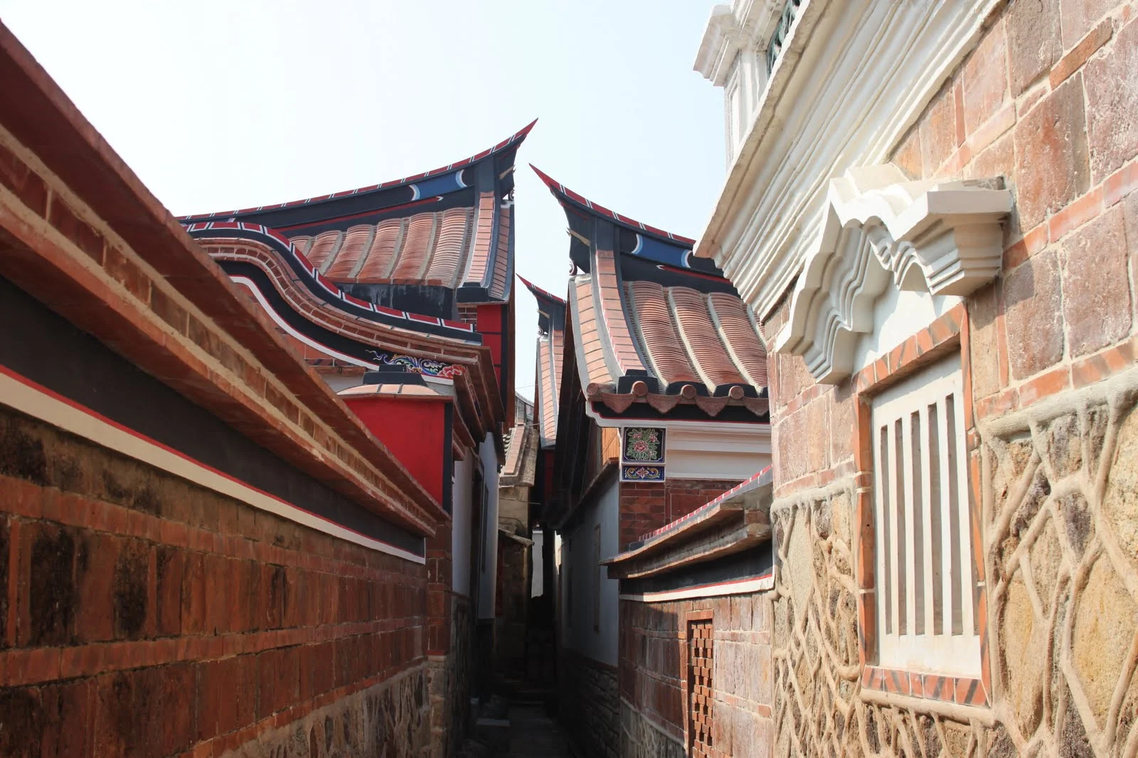 瓊林傳統建築向上揚起的燕尾脊