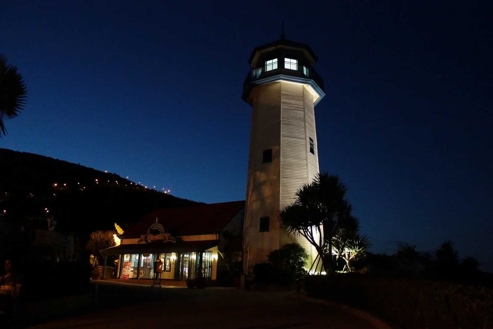 海洋公園海盜灣與山坡遊樂設施景象