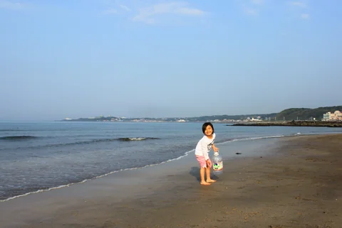 麟山鼻海邊的岩石與海岸