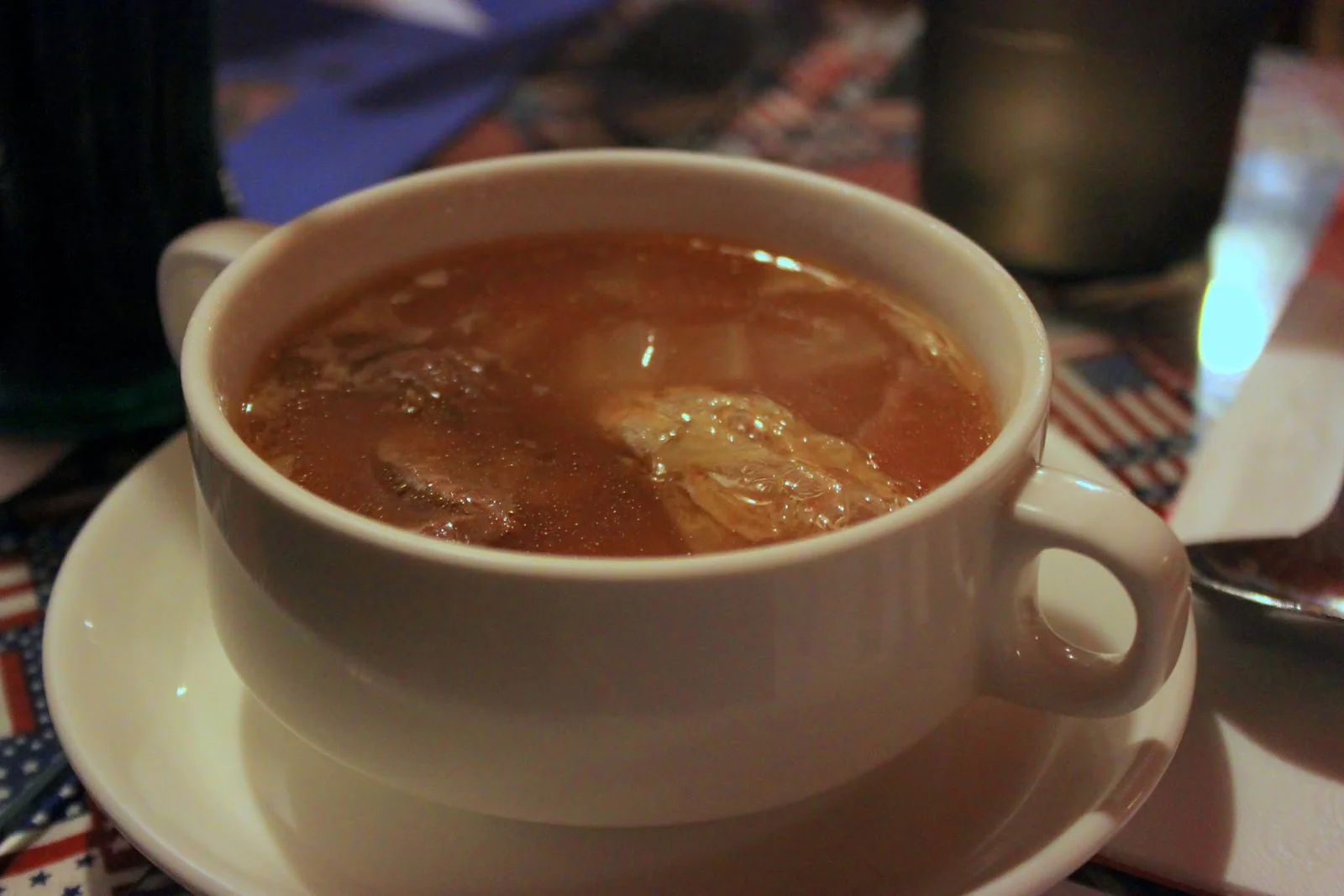長角 96 號套餐附的羅宋湯